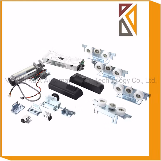 Low Traffic Automatic Sliding Glass Door System for Light Door 100kg*2