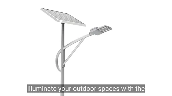 Integrated Aluminium IP65 IP66 IP67 Waterproof Outdoor LED Solar Street Light with Motion Sensor Lithium Battery and Solar Panel