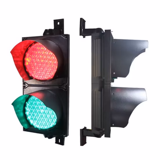 Standing Two Colors Traffic Light Sign Traffic Light System